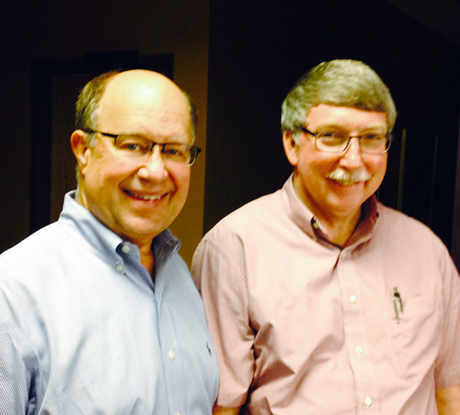 Dr. Paul Coffin with Dr. Ron Hruska